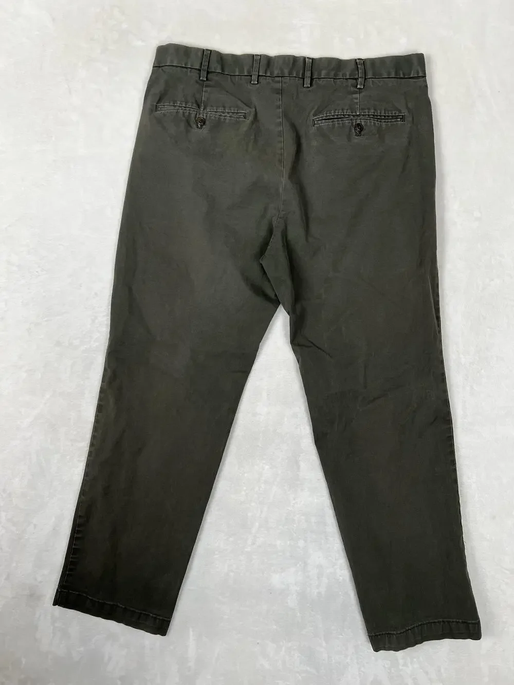 Gap Chino Pants Mens 36x30 Green Straight Fit Cotton Twill GAP For Good Casual